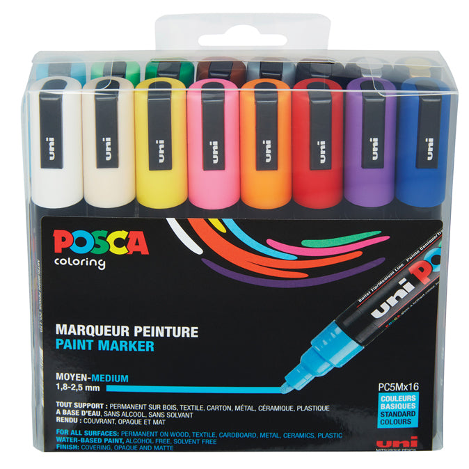 Uni Posca Paint Markers Set of 8 Soft Colors Pastel - InfamyArt